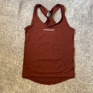 *GENTLY USED* Seamless Tank (copper)- ALPHALETE SIZE XS